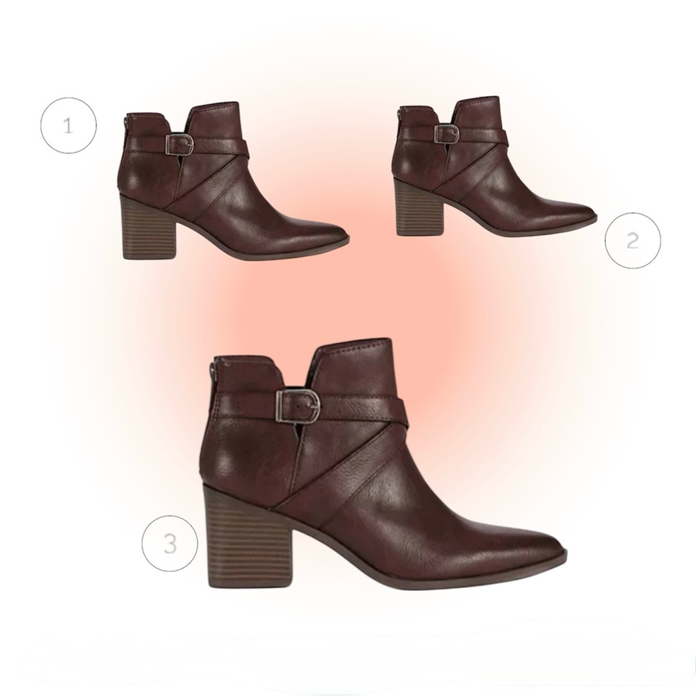 Frye and Co Women's Pembrooke Bootie Block Heel, Size 7.5 Color Brown